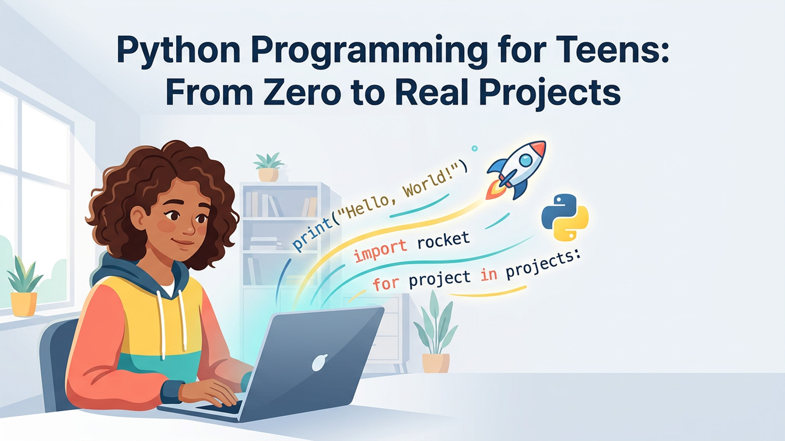 Python Programming for Teens: From Zero to Real Projects