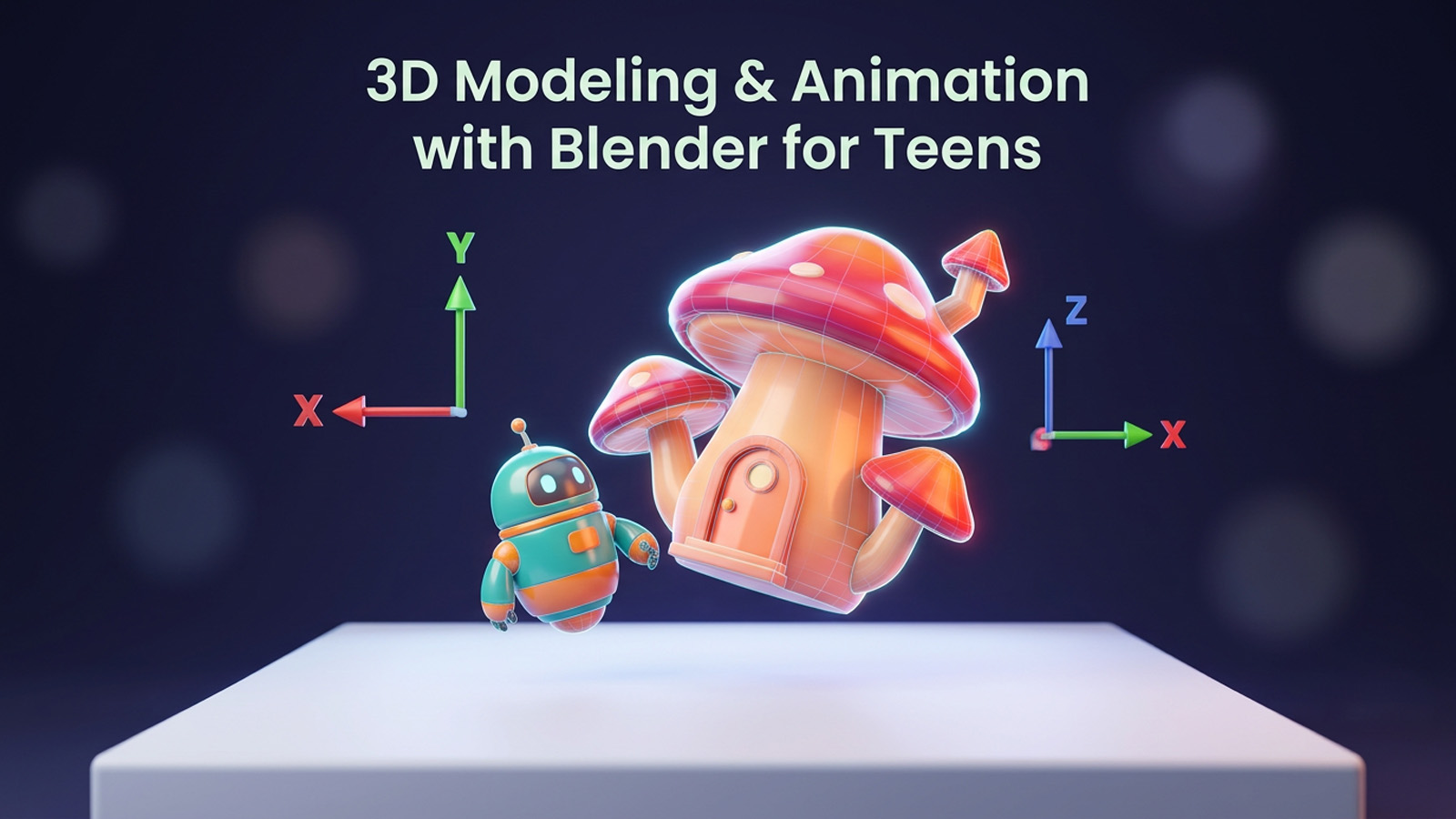 3D Modeling & Animation with Blender for Teens