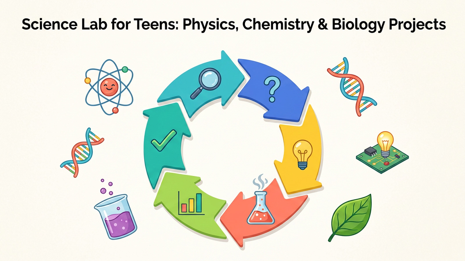 Science Lab for Teens: Physics, Chemistry & Biology Projects