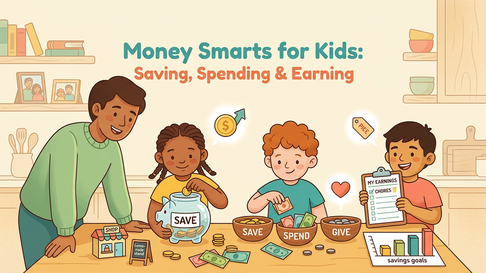Money Smarts for Kids: Saving, Spending & Earning
