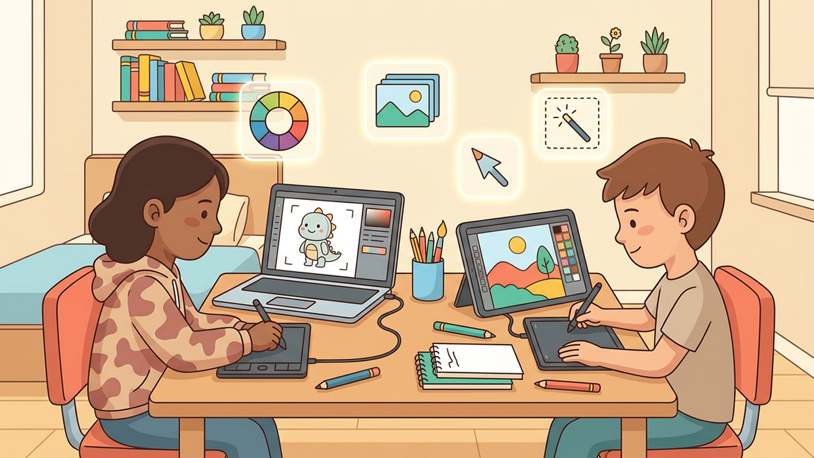Young Artists: Digital Drawing & Design Basics